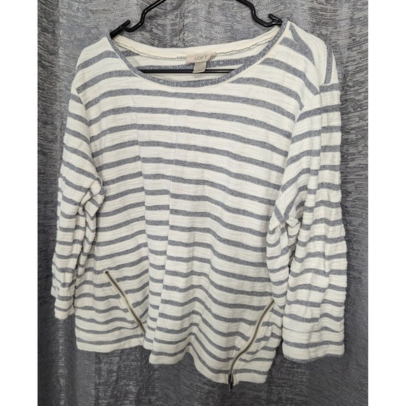 Ann Taylor Tops - Ann Taylor Loft Women's Top XL Who/Gray 3/4‎ Sleeve